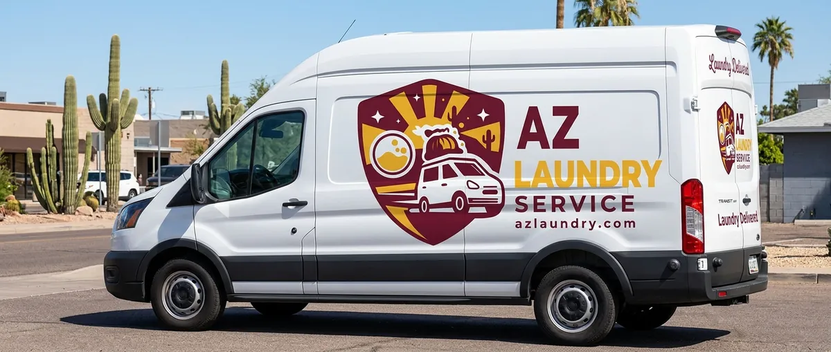 AZ Laundry Service delivery van